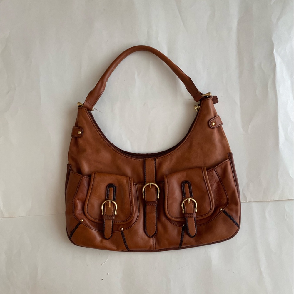 Talbots brown vintage  leather hobo shoulder bag